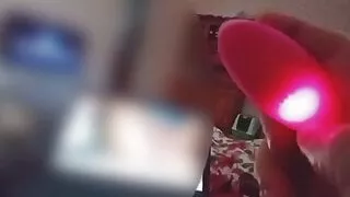 Jerking me off , with wife's Toys