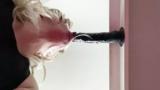 Playing with my BBC dildo (2)