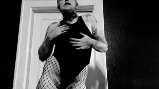 Dancing Queer Hot Big Boots and Fishnets FTM Erotic