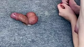 I bite my boyfriend's balls very hard