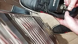 Play with my and bf's sneakers