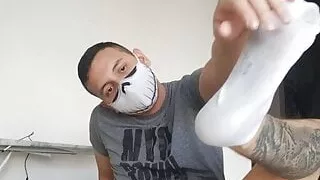 Male feet worship #7