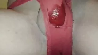 Sissy peeing panties