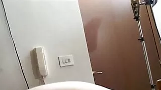 Sexy brunette fucked in threesome with eager cocks