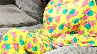 desi hot sister-in-law called her big cock boyfriend at home