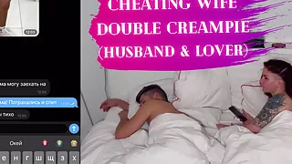 Cheating wife Double Creampie Sex – KleoModel