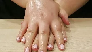 BBW with plump and chubby hand fingers herself #3