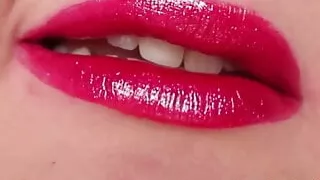 Extreme-close up of white, sharp teeth