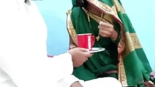 Father in low called on the pretext of drinking tea and fuck