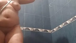 Shaving, long shower and tooth brush