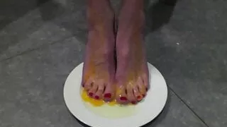 Strange foot fetish...