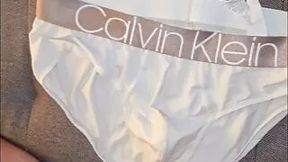 Cum on my White Underwear