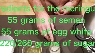 Last cum collection and preparation of sperm scented me