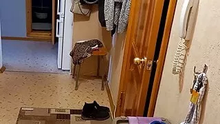 doggystyle sex and blowjob for a courier #2