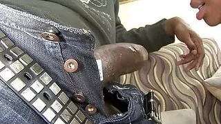 all black creampie fuck - ebony whore slut BBC bang