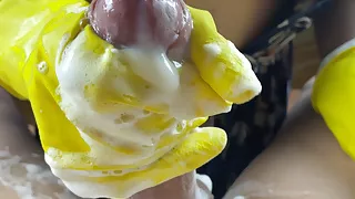 My Hot Housewife Washed My Cock In The Kitchen Until I Came