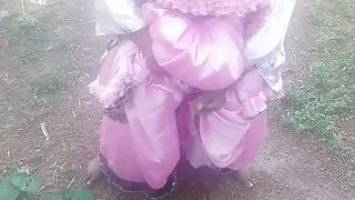 masturbate in dress pink