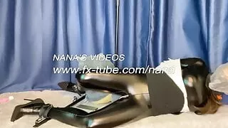 OL self bondage and masturbation 2