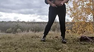 BBW sexy mature playing in the forest – Hot fetish