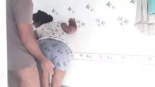 Indian Bengali Girl Fucked in Bathroom by Her Neighbor