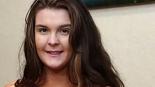 Karups -  Brunette Carter Cox Vibrates Her Shaved Pussy