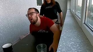 Blowjob, Pegging, Squirting, Cum 2 Times, POV hardcore sex