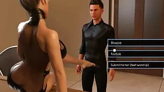 MidnightParadise - Stepmom with a big ass sucks dick