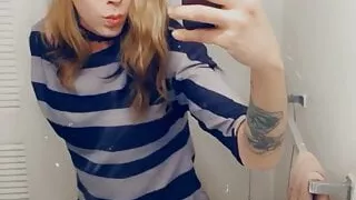 Goddess showing off her panties