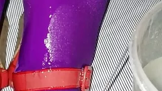 Compilation just my nylon covered feet, shoes. Dry wet mud.