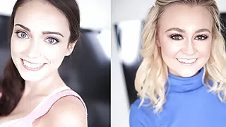 ASHLY ANDERSON & KENZIE KAI SHOW OFF COCKSUCKING SKILLS