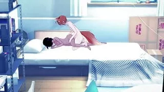 Yaoi - FoxBoy Fucks NekoBoy and Cums