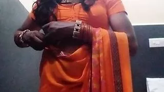 Priya sissy in sexy saree with showing her sexy beauty