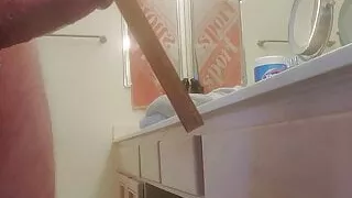 Masturbation & cock beating with ruler