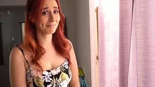 Redhead cutie experiences her first time with a big cock