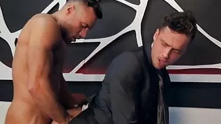 MENATPLAY Men In Suits Damon Heart And Manuel Skye Anal Bang