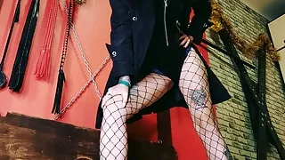 Dominatrix and her strapon