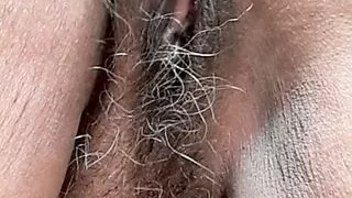 Messy hairy pussy, I had to pass pee so badly! Mature Latina
