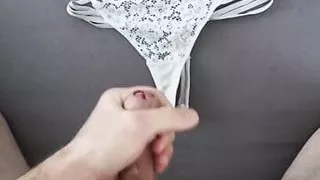 Cum on girlfriends panties