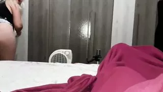 Hot maid fucks boss while boss goes out