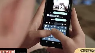 SayUncle Labs - Sexy Slender Twink Tricks Horny Old Dude