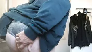 Trying on several slips and shoeing ass