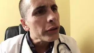 The doctor has a hard cock and makes Samantha Sin horny