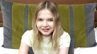 This blonde teen cocksucker stars in this casting porn