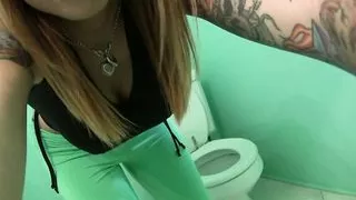 Scarlett Pain plays with her camera