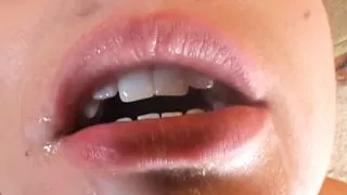 Babe pussy fucked red raw after close-up shoot