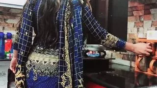 House Wife Assfucked In Kitchen By Cuckold Husband