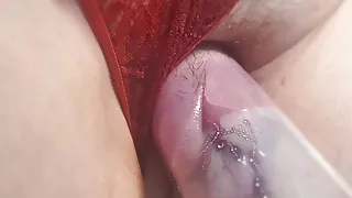 Mistress Gina Squirting in Penis – Pussy Pump with Huge Tits 34K