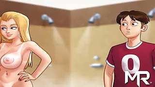 SummertimeSaga - Shared Shower for All E1 # 42