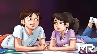 SummertimeSaga - Girlfriend Secretly Invited To Her Home E1