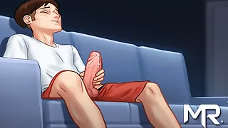 SummertimeSaga - Masturbation To Expensive Pay Channel E1 #